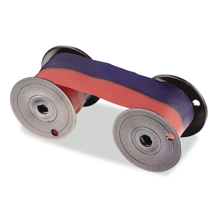 LATHEM TIME CORPORATION 72CN Time Clock Ribbon, Red/Blue (LTH72CN)