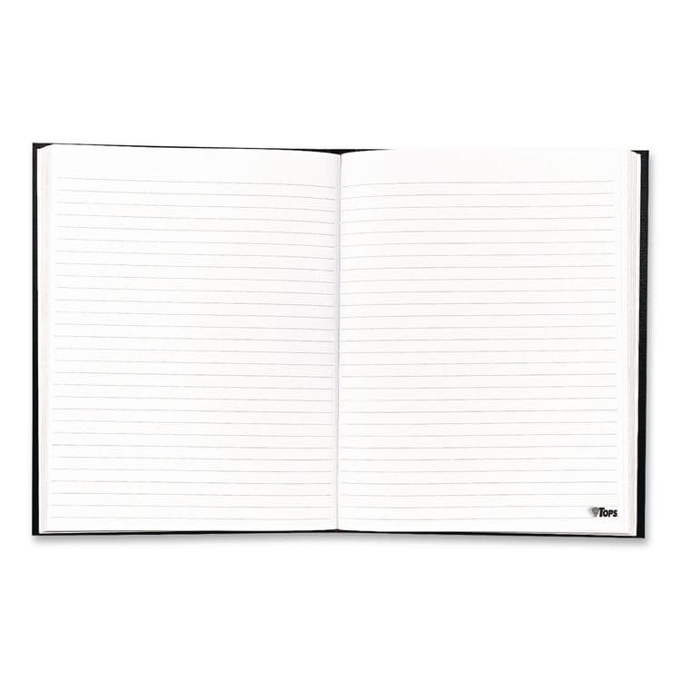 TOPS BUSINESS FORMS Executive Journal, 1-Subject, Wide/Legal Rule, Black Cover, (80) 11 x 8.5 Sheets (TOPJ25811) thumbnail 2