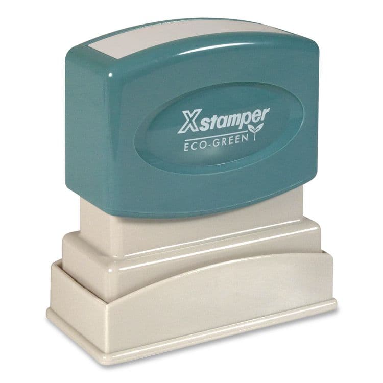 SHACHIHATA . U.S.A. Pre-Inked 2-Color Stock Stamp, COPY, 1.63 x 0.5, Red/Blue Ink (XST2022)