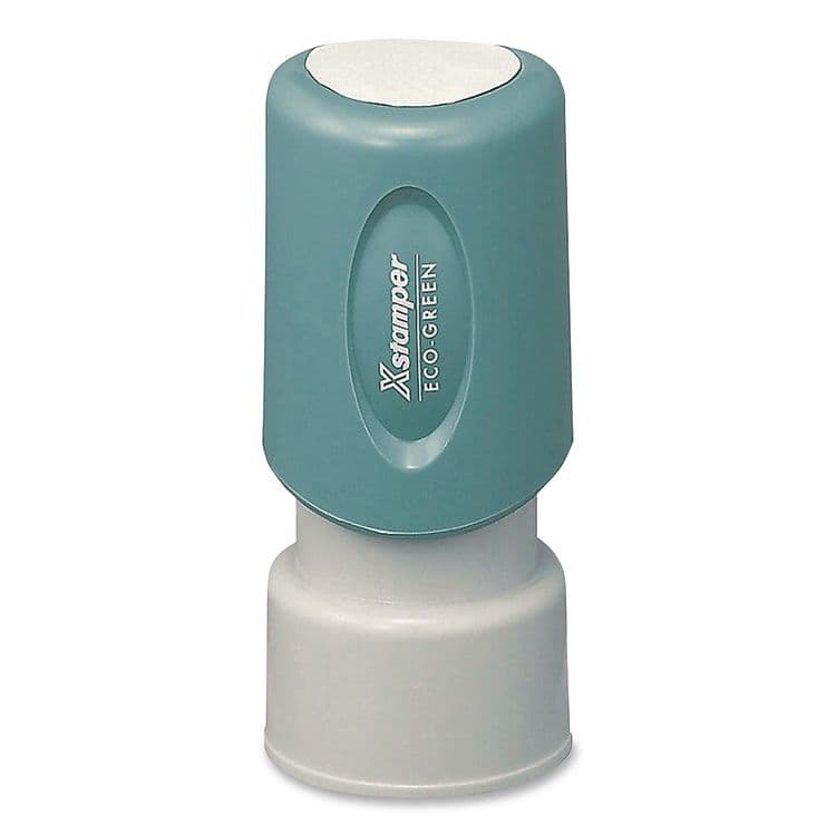 SHACHIHATA . U.S.A. Pre-Inked Round Stock Stamp, POSTED, 0.62" dia, Red Ink (XST11363)