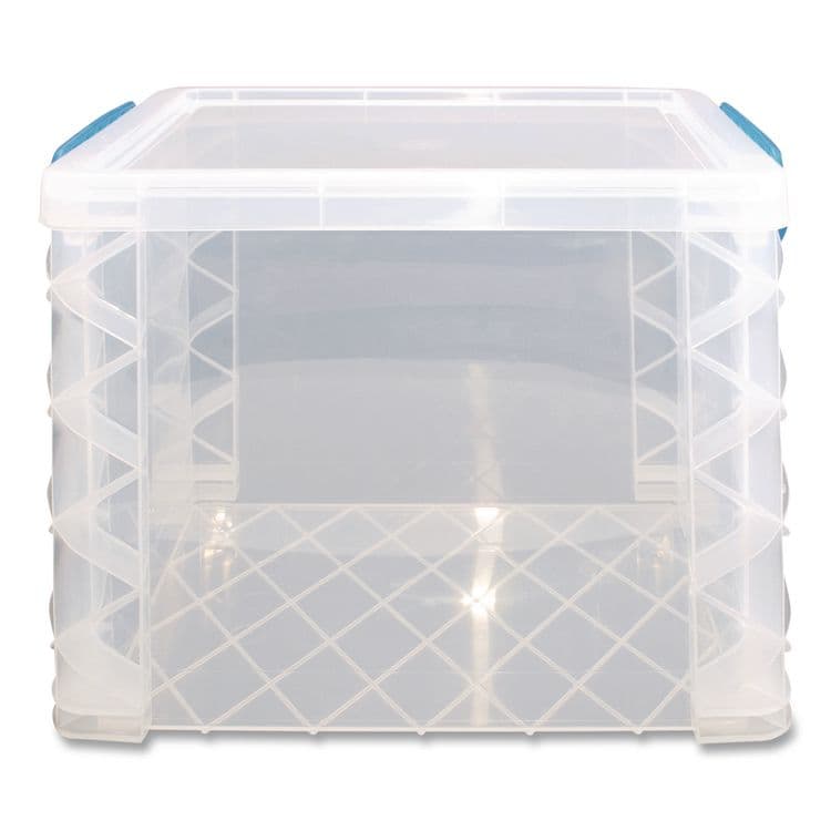 ADVANTUS CORPORATION Super Stacker File and Document Box, Letter Files, 11.25 x 14.5 x 10.5, Translucent White (AVT36872) thumbnail 3