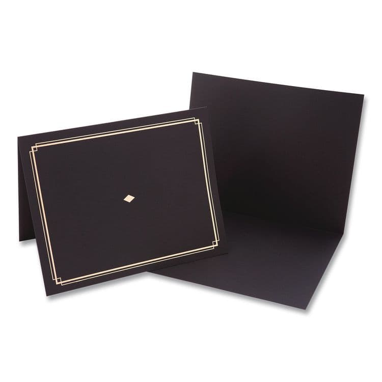 GARTNER STUDIOS Certificate Holders 9.5 x 12, Black/Gold, 6/Pack (GTE35003) thumbnail 2