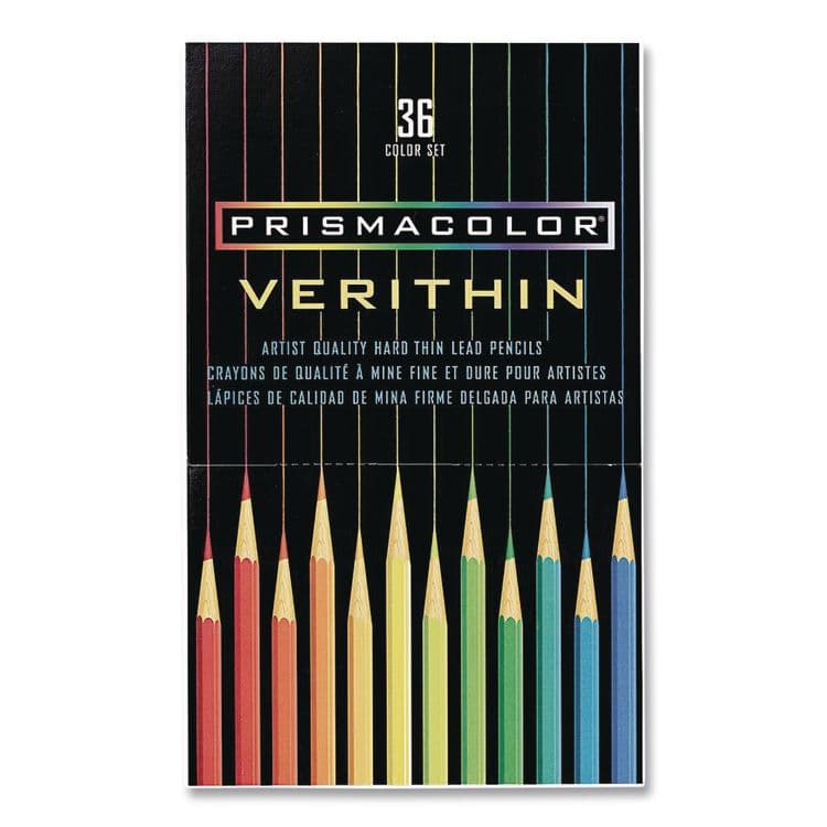 SANFORD Verithin Colored Pencils, Assorted Lead and Barrel Colors, 36/Set (SAN2428)