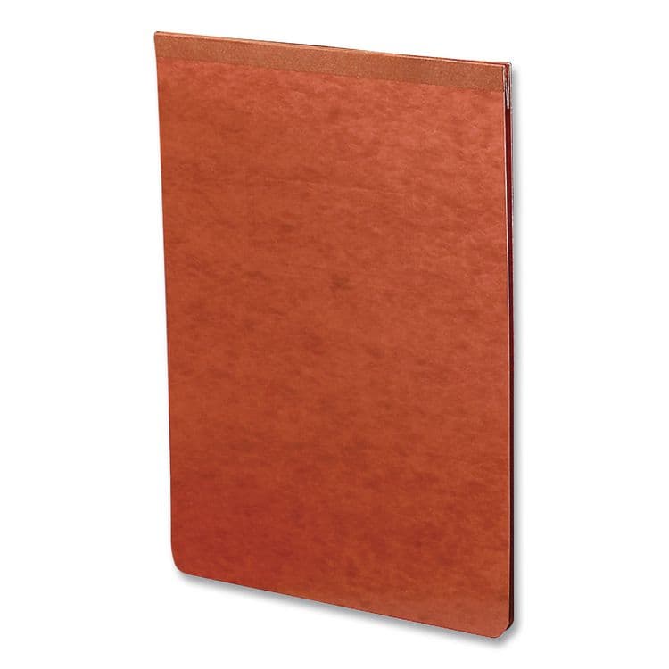 SMEAD MANUFACTURING CO. Prong Fastener Premium Pressboard Report Cover, Top Bound, Two-Piece Prong Fastener, 2" Capacity, 8.5 x 14, Red/Red (SMD81732) thumbnail 4