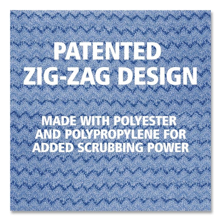 RUBBERMAID COMMERCIAL PROD. Microfiber Wet Mopping Pad, 18.5" x 5.5" x 0.5", Green, 12/Carton (RCPQ410GRECT) thumbnail 2