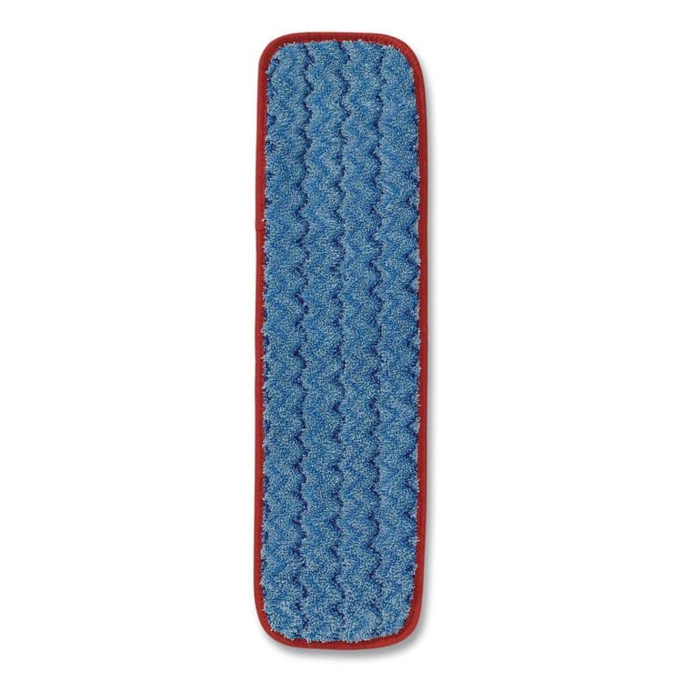 RUBBERMAID COMMERCIAL PROD. Microfiber Wet Mopping Pad, 18.5" x 5.5" x 0.5", Red (RCPQ410RED)