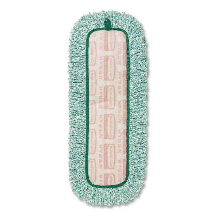 RUBBERMAID COMMERCIAL PROD. Dust Pad with Fringe, Microfiber, 18" Long, Green (RCPQ418GN) thumbnail 3