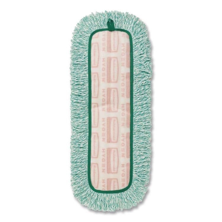 RUBBERMAID COMMERCIAL PROD. Dust Pad with Fringe, Microfiber, 18" Long, Green, 6/Carton (RCPQ418GNCT) thumbnail 3