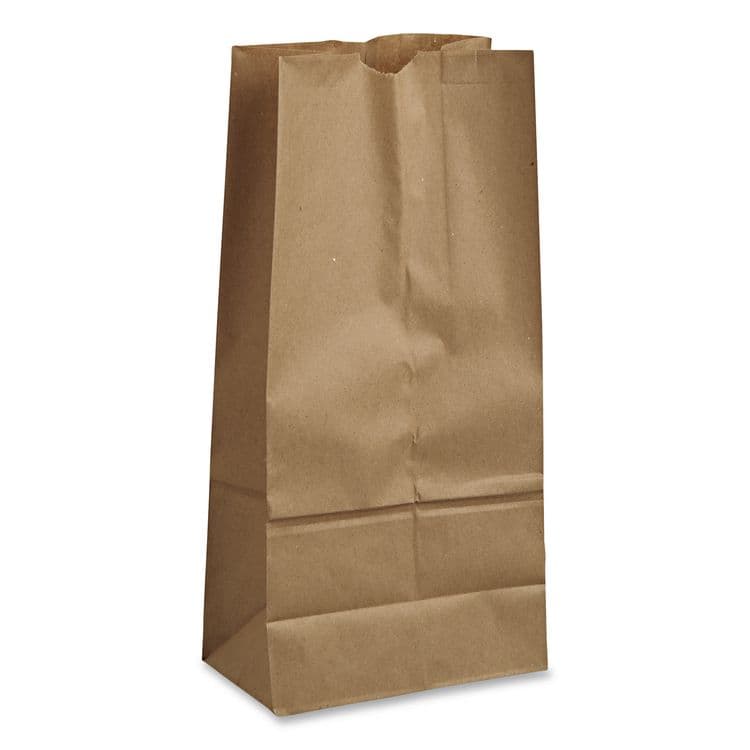 ROSS & WALLACE PAPER PRODUCTS, . Grocery Paper Bags, 16# Size, 40# Basis Weight, 7.75" x 4.75" x 16", Kraft, 500/Bundle (BAGGK16500) thumbnail 3