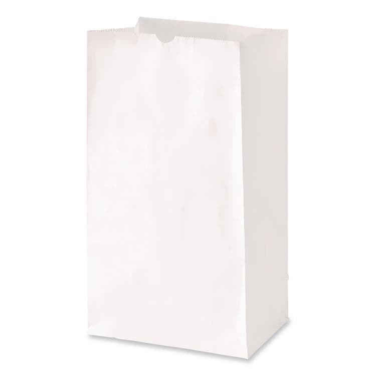 ROSS & WALLACE PAPER PRODUCTS, . Grocery Paper Bags, 16# Size, 40# Basis Weight, 7.75" x 4.75" x 16", White, 500/Bundle (BAGGW16500) thumbnail 4