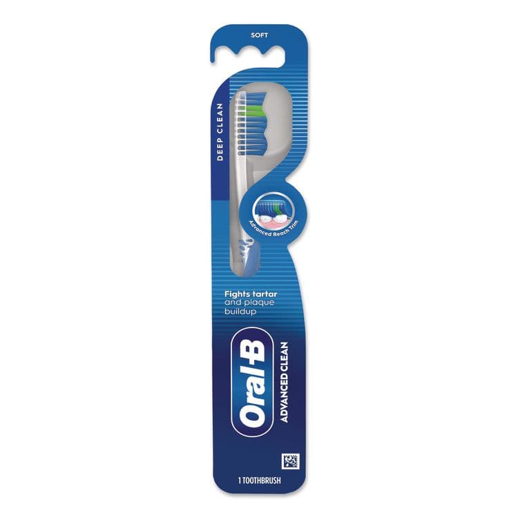 PROCTER & GAMBLE Advanced Clean Soft Bristle Toothbrush, Randomly Assorted Colors, 72/Carton (PGC10998) thumbnail 3