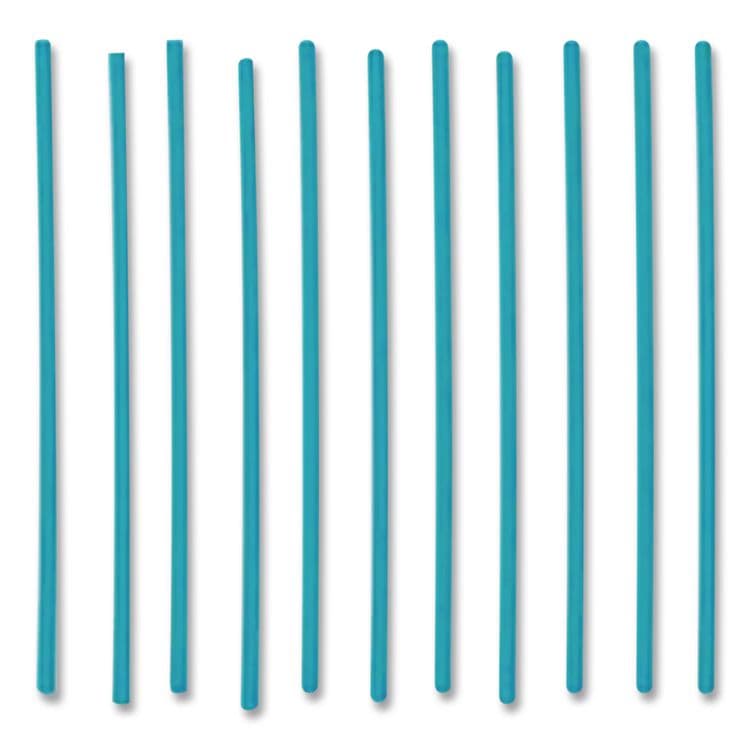 WINCUP CORPORATION Marine Biodegradable Stir Straws, 5", PHA, Ocean Blue, 1000/Box, 6 Boxes/Carton (CAR511170) thumbnail 3