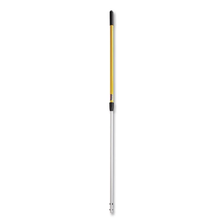 RUBBERMAID COMMERCIAL PROD. HYGEN Quick-Connect Extension Handle, 48" to 72", Yellow/Black (RCPQ755)