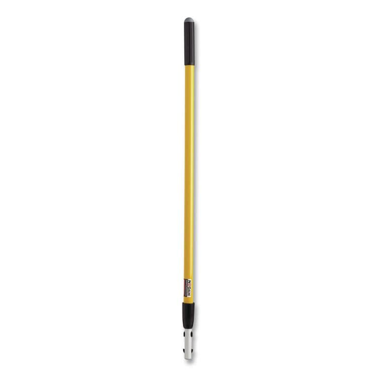 RUBBERMAID COMMERCIAL PROD. HYGEN Quick-Connect Extension Handle, 48" to 72", Yellow/Black (RCPQ755) thumbnail 2