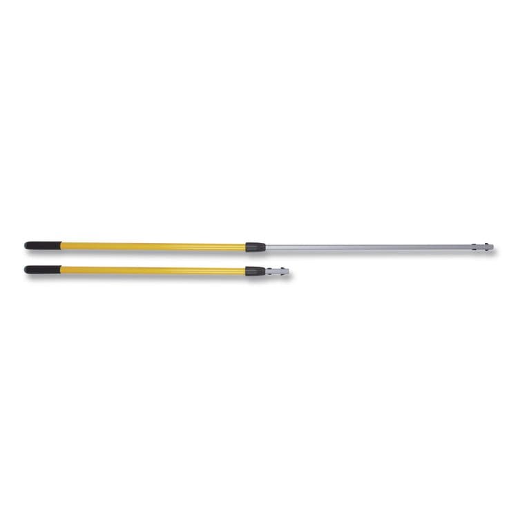 RUBBERMAID COMMERCIAL PROD. HYGEN Quick-Connect Extension Handle, 48" to 72", Yellow/Black (RCPQ755) thumbnail 3