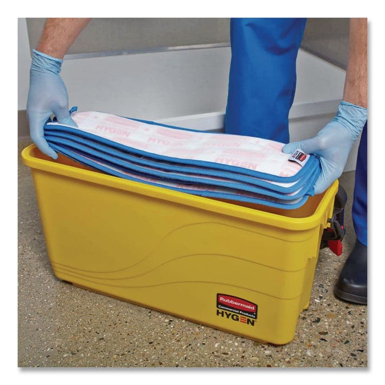 RUBBERMAID COMMERCIAL PROD. HYGEN Charging Bucket, 6.8 gal, Yellow (RCPQ95088YW) thumbnail 3