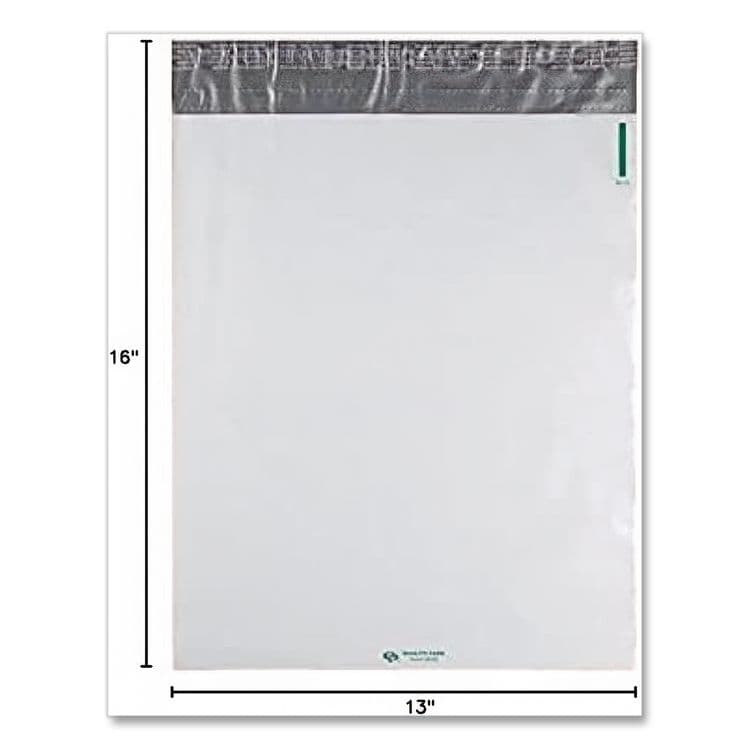 QUALITY PARK PRODUCTS Redi-Strip Poly Expansion Mailer, #5 1/4, Square Flap, Redi-Strip Adhesive Closure, 13 x 16, White, 100/Carton (QUA46393) thumbnail 4