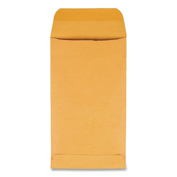 QUALITY PARK PRODUCTS Kraft Coin and Small Parts Envelope, 28 lb Bond Weight Kraft, #5 1/2, Square Flap, Gummed Closure, 3.13 x 5.5, Brown, 500/Box (QUA50562) thumbnail 2