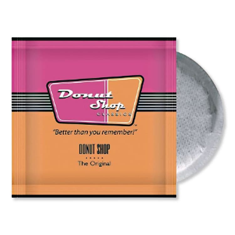 NATIONAL COFFEE ROASTERS Donut Shop Coffee Pods, Medium Roast, 15/Box (DSP599961590) thumbnail 2