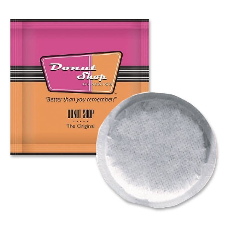 NATIONAL COFFEE ROASTERS Donut Shop Coffee Pods, Medium Roast, 15/Box (DSP599961590) thumbnail 4