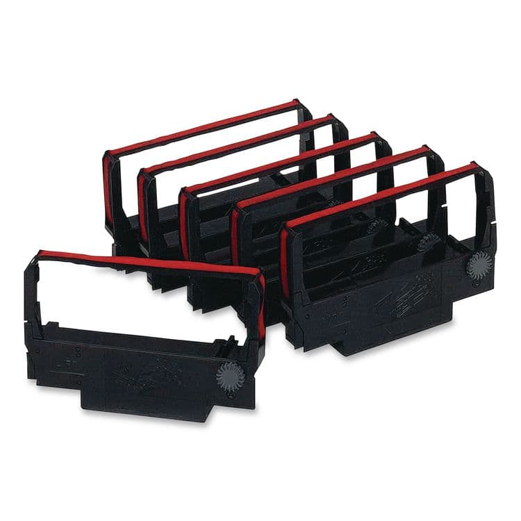 CTG/CLOVER TECHNOLOGY GROUP E2117 Compatible Ribbon, Black/Red, 6/Box (DPSE2117) thumbnail 2
