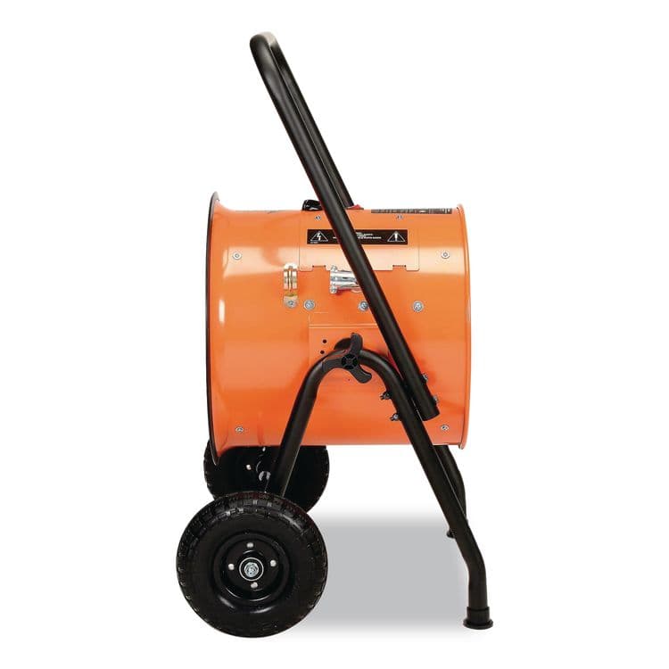 GLOBAL INDUSTRIAL Portable Salamander Heater with Adjustable Thermostat, 30,000 W, 22 x 28 x 38.5, Orange (GBE653674) thumbnail 3