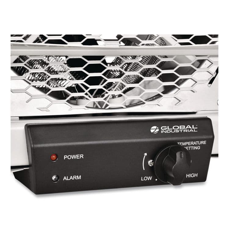 GLOBAL INDUSTRIAL Unit Heater, Horizontal Downflow, Multi-Watt, 5,000 W, 18.31 x 14.75 x 17.5, Gray (GBE653577) thumbnail 4