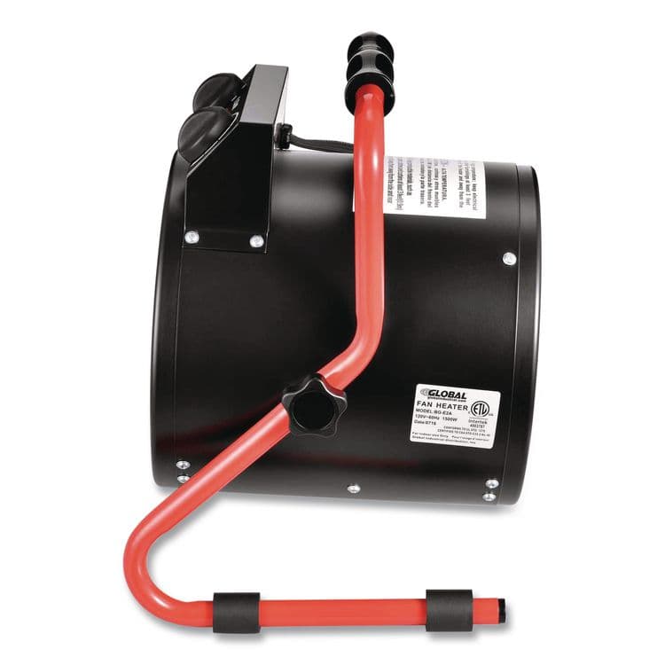 GLOBAL INDUSTRIAL Portable Electric Space Heater, 1,500 W, 11.25 x 14.75 x 17.5, Black (GBE653579) thumbnail 3