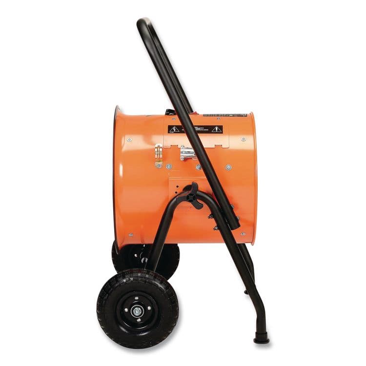 GLOBAL INDUSTRIAL Portable Salamander Heater with Adjustable Thermostat, 480 V, 15,000 W, 21.59 x 28 x 38.5, Orange (GBE653672) thumbnail 3