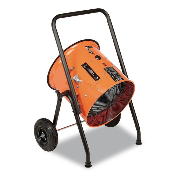 GLOBAL INDUSTRIAL Portable Salamander Heater with Adjustable Thermostat, 208 V, 15,000 W, 21.59 x 28 x 38.5, Orange (GBE653673) thumbnail 3