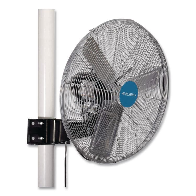GLOBAL INDUSTRIAL Deluxe Oscillating Fan, Pole or Column Mount, 24", 4,660 CFM, 1/2 hp (GBE293157)