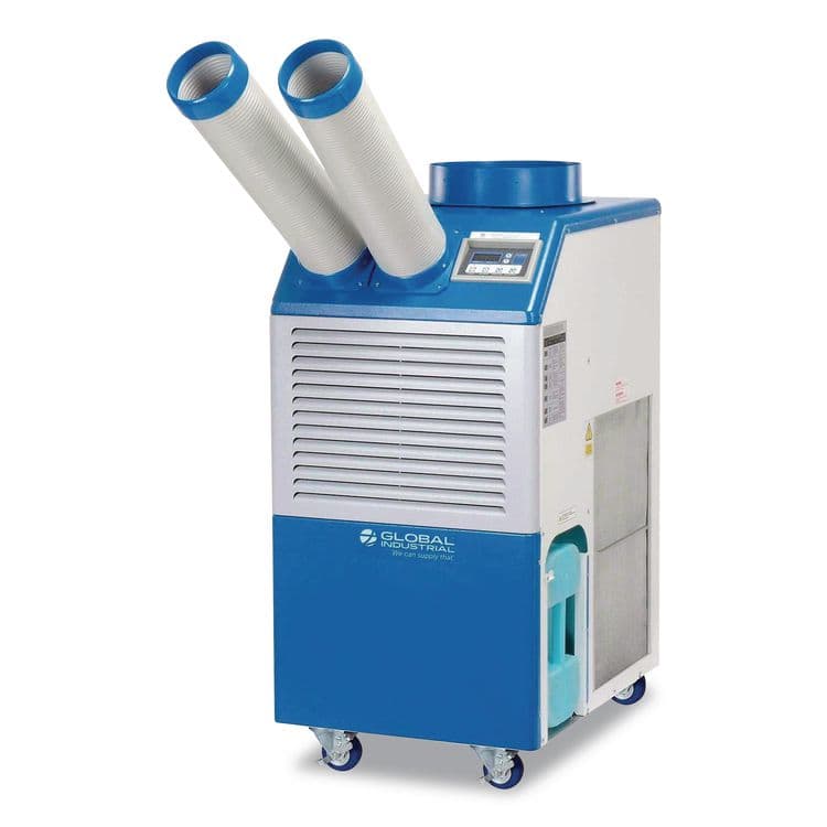 GLOBAL INDUSTRIAL Portable Air Conditioner with Cold Air Nozzles, 1.1 Ton, 13,200 BTU, 115 V (GBE292660)