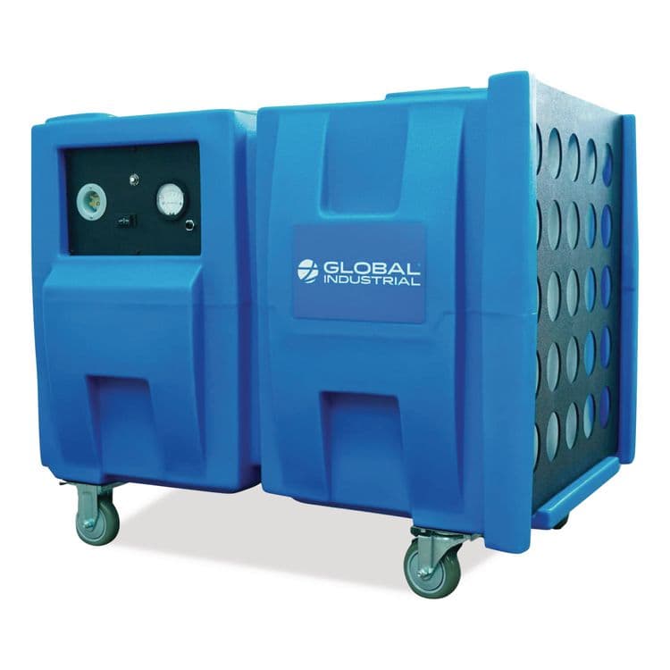 GLOBAL INDUSTRIAL Commercial Air Scrubber and Negative Air Machine with HEPA Filter, 2 Speed, 1,000/2,000 CFM, 115 V (GBE604216)