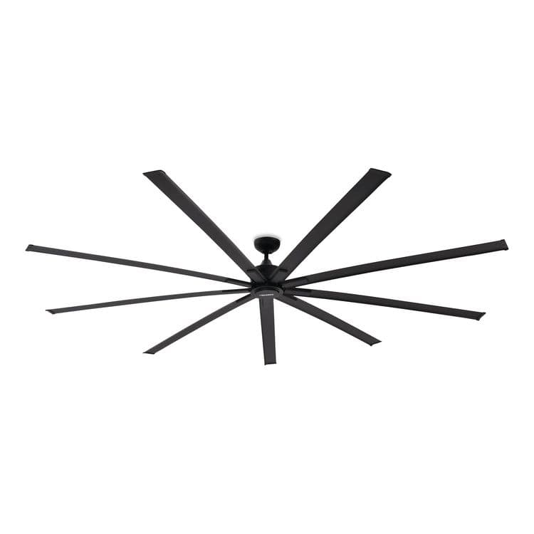 GLOBAL INDUSTRIAL Industrial Ceiling Fan, 96", 6 Speeds, 10,500 CFM, Black (GBE293048)