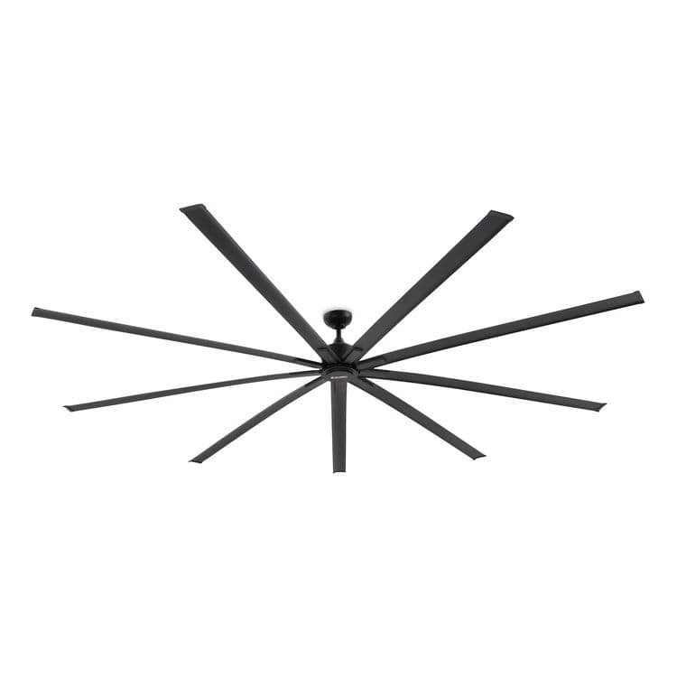 GLOBAL INDUSTRIAL Industrial Ceiling Fan, 108", 6 Speeds, 20,000 CFM, Black (GBE293049)