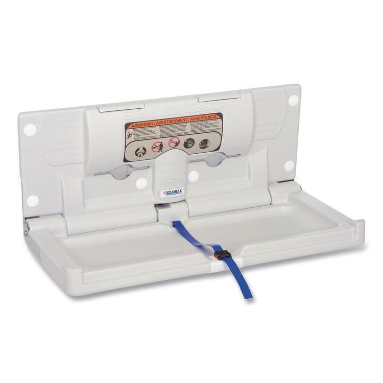 GLOBAL INDUSTRIAL Baby Changing Station, 18 x 36, Gray (GBE641430)