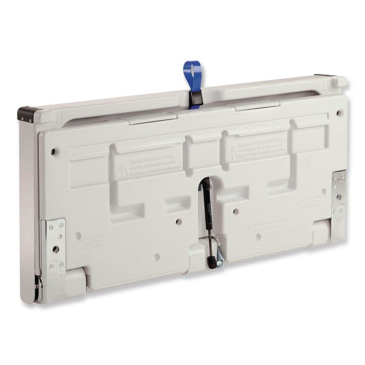 GLOBAL INDUSTRIAL Stainless Steel Baby Changing Station, 34.6 x 17.37, Silver (GBE641448) thumbnail 3