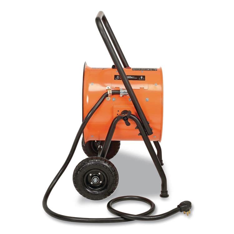 GLOBAL INDUSTRIAL Portable Salamander Heater with Adjustable Thermostat, 10,000 W, 21.59 x 28 x 38.5, Orange (GBE653558) thumbnail 3