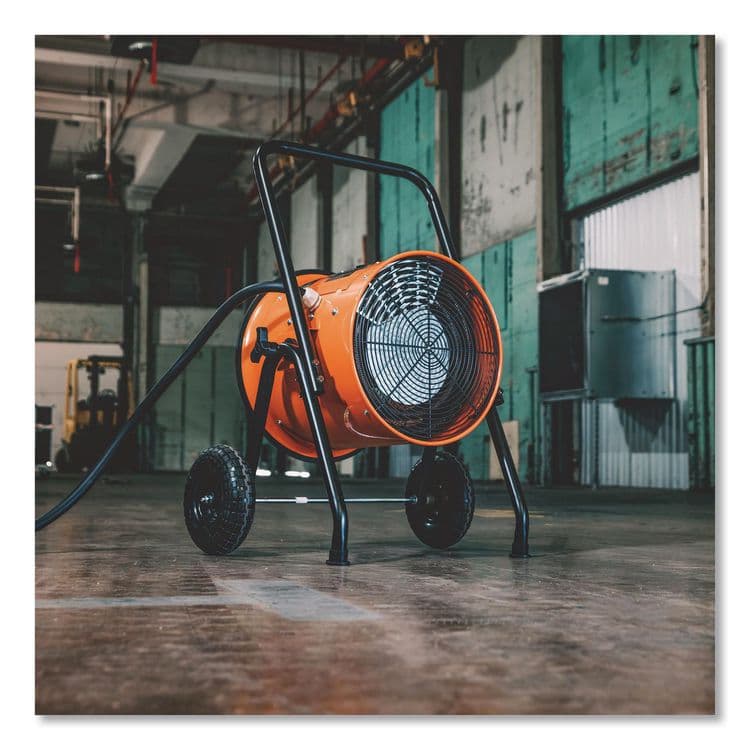 GLOBAL INDUSTRIAL Portable Salamander Heater with Adjustable Thermostat, 10,000 W, 21.59 x 28 x 38.5, Orange (GBE653558) thumbnail 4