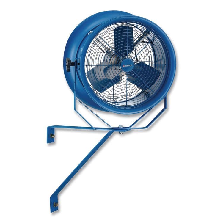 GLOBAL INDUSTRIAL High Velocity Fan, Wall and Column Mount, 22", 1 Speed, Blue (GBE293148)