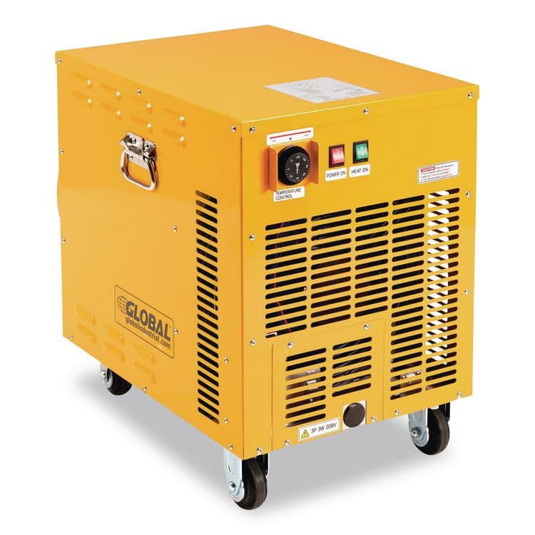 GLOBAL INDUSTRIAL Portable Electric Heater, 15,000 W, 16.62 x 24.5 x 23, Yellow (GBE246552) thumbnail 3