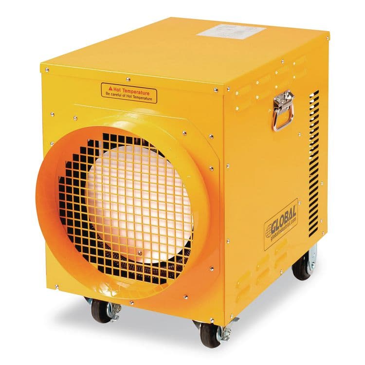 GLOBAL INDUSTRIAL Portable Electric Heater, 15,000 W, 16.62 x 24.5 x 23, Yellow (GBE246552) thumbnail 4