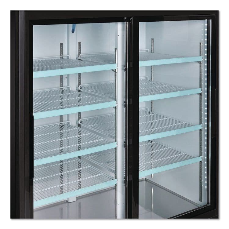GLOBAL INDUSTRIAL Nexel Merchandiser Refrigerator, 45 cu ft, Black (GBE243006) thumbnail 3