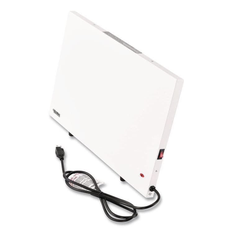 GLOBAL INDUSTRIAL Radiant Panel Heater, 120 W, 22.43 x 1.06 x 14.87, White (GBE246097) thumbnail 2