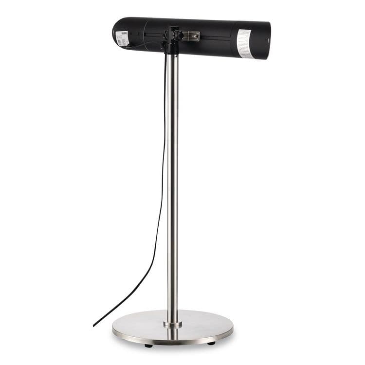 GLOBAL INDUSTRIAL Infrared Patio Heater Free Standing with Remote Control, 1,500 W, 35.38 x 5.13 x 42 to 82, Black (GBE246722) thumbnail 3
