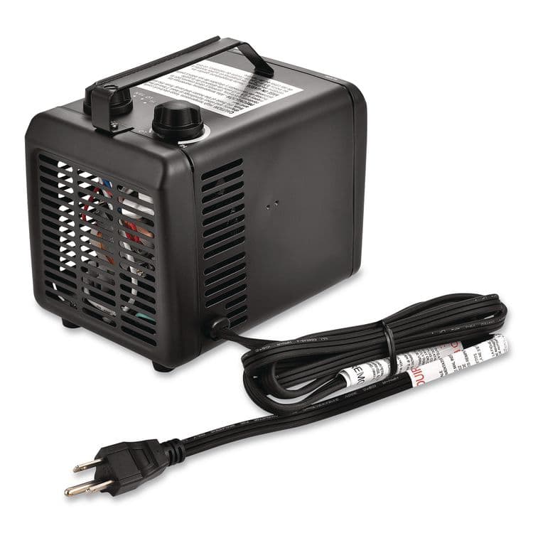 GLOBAL INDUSTRIAL Portable Heater, 1,500 W, 5.31 x 7.12 x 4.93, Black (GBE246099) thumbnail 4