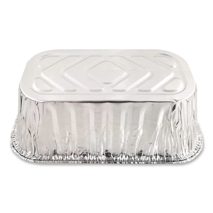 HFA Aluminum Baking Pan, #1 Loaf, 1 lb Capacity, 5.72 x 3.31 x 2.03, 200/Carton (HFA31730) thumbnail 3
