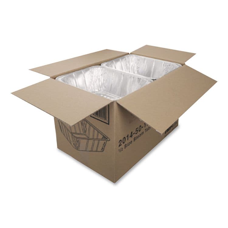 HFA Aluminum Steam Table Pans, Half-Size Extra Deep, 4.19" Deep, 10.31 x 12.69, 100/Carton (HFA201450) thumbnail 4