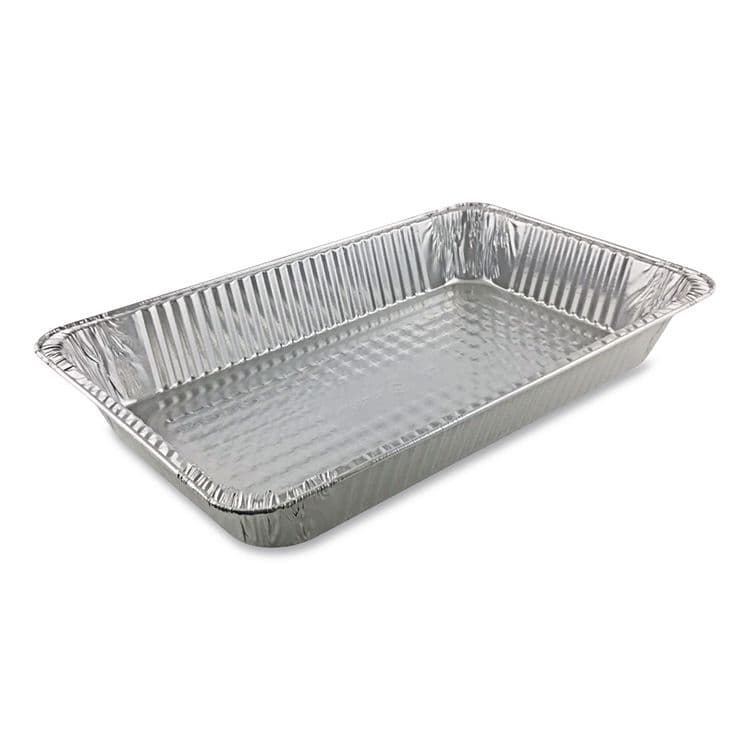 HFA Aluminum Steam Table Pans, Full-Size Deep, 65 Gauge, 3.19" Deep, 12.19 x 20.75, 50/Carton (HFA201970) thumbnail 3