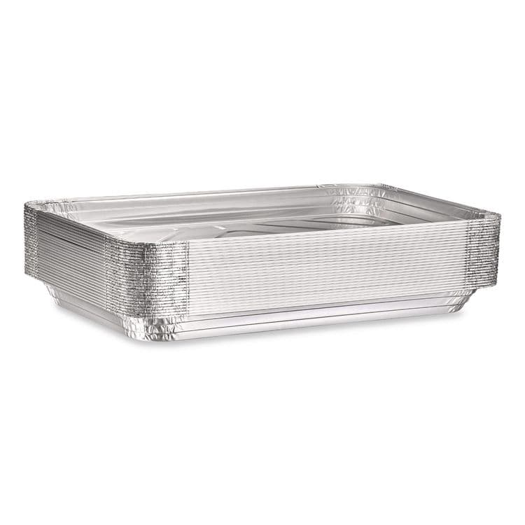 HFA Aluminum Steam Table Pans, Full-Size Shallow, 1.63" Deep, 12.19 x 20.75, 50/Carton (HFA402170) thumbnail 3